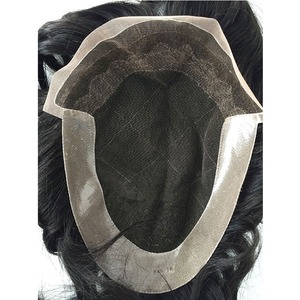 วิกผมมนุษย์สำหรับผู้ชาย,แฮร์พีซทดแทนเส้นผมที่มองไม่เห็นผิวบางมาก - Product Image 1