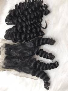 Meilleurs extensions de cheveux humains vietnamiens Remy de qualité 12A Extensions de cheveux bouclés bruts rebondissants de couleur naturelle - Product Image 4