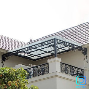 Toldo de puerta de hierro forjado, toldo de toldo a granel, productos superventas - Product Image 1