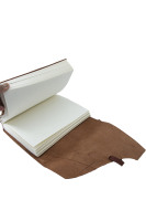Diario personalizado de diseño Simple, con cierre de cinturón, hecho a mano, papel reciclado de cuero PU, cuaderno, planificador de agenda, diario, al por mayor