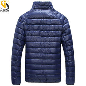 Chaquetas de nube de Color sólido a la moda para hombre, transpirables, con cuello levantado, cálidas y gruesas, ropa para exteriores, Unisex, nueva condición larga - Product Image 5