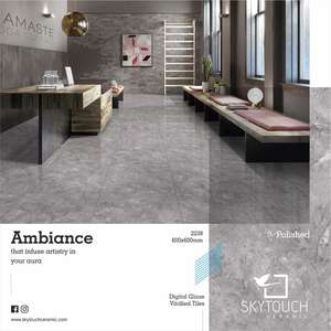 Prix de gros, carreaux de mur et de sol en porcelaine 3D, aspect brillant, résistant aux acides, pour la décoration intérieure de salle de bain - Product Image 4