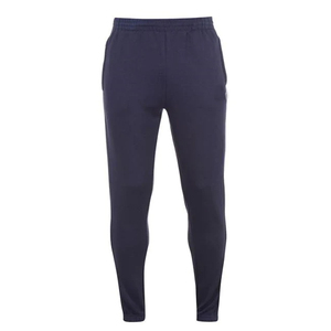 Pantalones de chándal para correr de lana con puños de Color sólido con diseño personalizado y cierre de cordón alto para hombre/mujer de lana teñida lisa - Product Image 2