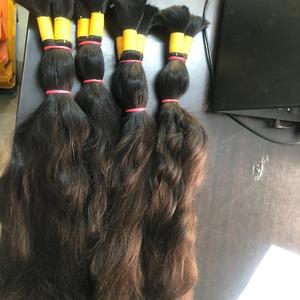 Extensiones de cabello Remy rizado indio pelos de templo suministrados desde Chennai India cabello humano de alta calidad - Product Image 3