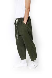 Pantalones largos de color caqui para hombre, pantalón largo liso, estilo urbano, de alta calidad, con bolsillo, color verde - Product Image 2