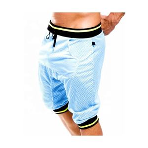 Pantalones cortos deportivos informales personalizados para hombre de nuevo diseño, pantalones cortos para correr de verano Unisex de secado rápido, pantalones cortos de gimnasio lisos de algodón 100% - Product Image 2