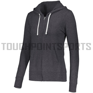 Buena calidad nuevo diseño Sudadera con capucha de algodón puro de cremallera Sudadera con capucha de moda más tamaño - Product Image 5