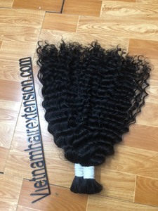 Extensions de cheveux bouclés de haute qualité, à la mode, 100% cheveux humains vierges Remy, tissage invisible, origine Vietnam - Product Image 3