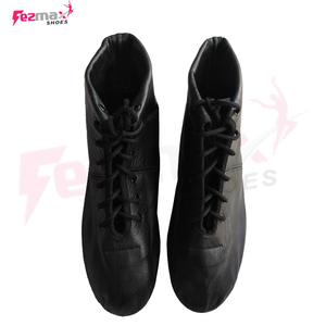 Sneakers de danse en cuir véritable pour hommes, chaussures de danse, de jazz, plates, bottes de danse pour l'entraînement - Product Image 2