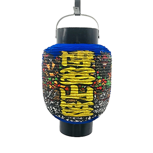 โคมไฟกระดาษทรงกระบอกพับได้งานหัตถกรรมสไตล์ญี่ปุ่นทำมือ100% สีตามสั่ง - Product Image 2