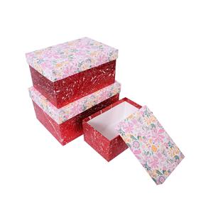 Hot Sale Ultimate Printed Paper Luxury Gift Box 3 Piece Cardboard Creative Paper Handmade <b>Large</b> Size Red Luxury Packaging <b>Boxes</b> - Product Image 4