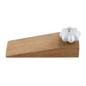 Handmade Slip Resistant Rust Free Wooden Crackle Grey Door Stopper Wedges - Product Image 2