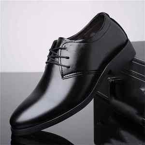 2019 chaussures formelles pour hommes les moins chères en cuir véritable - Product Image 1