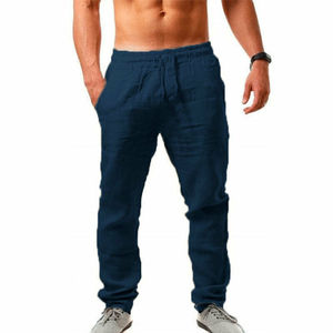 Light Weight Cotton Trousers for Men Leisure Wears Beach Wear Bottoms for Men on Cheap Price - Product Image 4