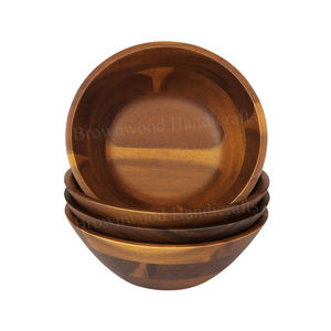 Bol de mélange de salade en bois d'acacia de conception moderne pour Restaurants, hôtels et usage domestique à un prix attractif - Product Image 1