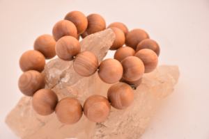 Perles rondes en bois de santal Bois de santal Mala Chandan Mala Perles en bois de qualité supérieure - Product Image 2