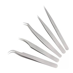 Pince à épiler en acier inoxydable pour maquillage des yeux Pince à cils personnalisée Pince à cils belle et durable - Product Image 6