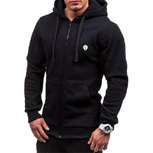 Mens cotton blended fleece sports pull over hoodie - Product Image 4