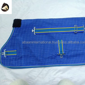 Funda de lona para pantorrilla de alta calidad con Cuello de piel y hebilla frontal y circunferencia del pecho a precio mayorista Fabricante en India - Product Image 2