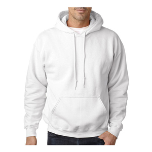 Meilleur prix personnalisé conception Simple hommes femmes respirant col rond sweats à capuche à manches longues sérigraphie grande taille 100% coton - Product Image 3