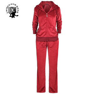 Conjunto Deportivo de 2 Piezas para Mujer, Ropa Deportiva ÚNICA al por Mayor, Ecológica, Transpirable, de Secado Rápido, Poliéster/Algodón/Felpa, Informal - Product Image 1