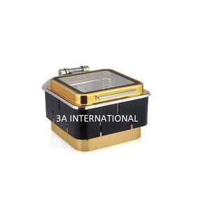 Chauffe-plats Pot Buffet chauffe-plats fête de mariage restauration servant chauffe-plats chauffe-plats décoratif chauffe-aliments en laiton - Product Image 1