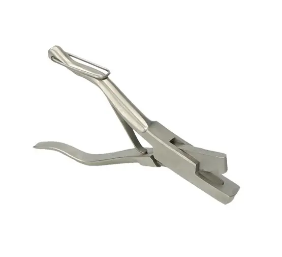 Ear Notcher U And V Type Veterinary Instruments Made Of German Quality Stainless Steel