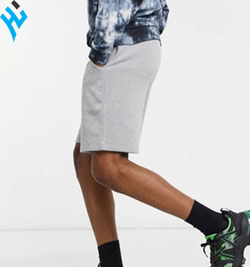 Nouveau homme Hip Hop décontracté court taille élastique mode bande latérale personnalisé conçu couleur grise avec poche arrière pour hommes court - Product Image 3