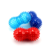 ALLWINWIN PMB07 Ballon de massage en forme d'arachide - Rouleau double en PVC à picots