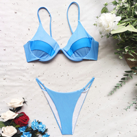 Maillot de bain push up personnalisé nouvel ensemble de bikini patchwork pour femmes maillots de bain brésiliens sexy