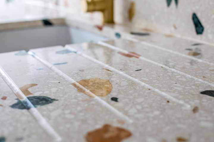 Terrazzo Worktop Cost - Faux Terrazzo Slab Kitchen Countertop