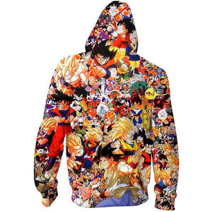 Primavera otoño ropa deportiva Casual de sudaderas con capucha 2020 sublimación de alta calidad impreso sudadera con cremallera sudaderas con capucha - Product Image 2