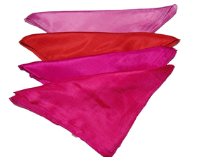 Bufandas simples de seda 100% Natural, pañuelo de Color sólido, doble cara, cuadrada - Product Image 2