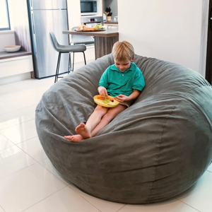 Beanbag ที่มีจำหน่ายขนาดใหญ่โซฟาถุงถั่วโฟมถุงถั่ว<span class=keywords><strong>6ft</strong></span> ไมโครหนังนิ่ม Beanbags - Product Image 3