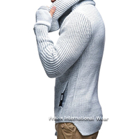 Sweat-Shirt avec col ras du cou pour hommes, Design vintage, sur mesure, en coton, tricoté à uni, à manches longues, offre spéciale, 2021