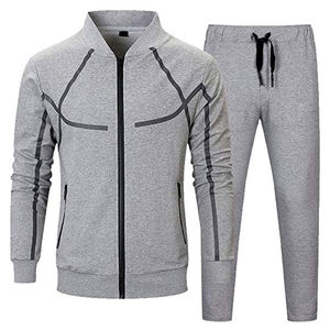 Survêtement pour homme, ensemble 2 pièces, haut à capuche et pantalon, tenue d'hiver, vente en gros, 2020 - Product Image 4