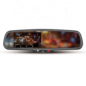 Nhựa Kép Rearvie Gương Fhd 1080P Bảng Điều Khiển Xe Máy Ảnh Radar Detector Cho Hyundai Ioniq - Product Image 5