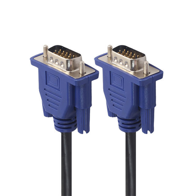 VGA Cable, VGA to VGA Adapter 15 Pin Male to Male Connector SVGA Cable for Computer Monitor