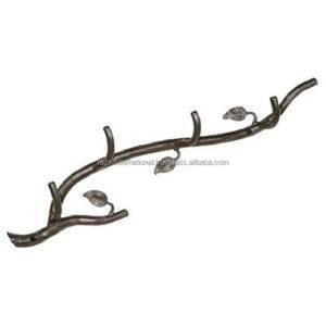 Modern Gold Powder Coated Iron <b>Coat</b> Hanger <b>Wall</b> <b>Mounted</b> for Home Bedroom Living Room Bathroom Hotel School Use - Product Image 2