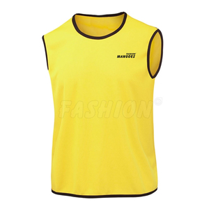 Premium Customized <b>Soccer</b> Training Mesh Sleeveless Bib Vest Jersey 100% Polyester Anti-Bacterial Custom Logo Team Name - Product Image 4