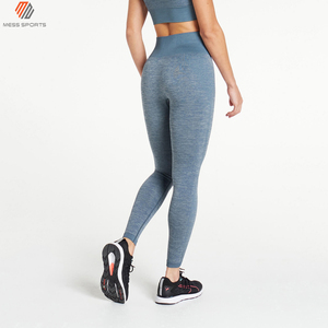 Novedad 2024, Leggings Deportivos Sexys y Ecológicos de Cintura Media, Sin Costuras, de Spandex/Poliéster, Elásticos en Cuatro Direcciones, Colores Personalizados - Product Image 2