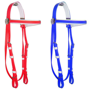 ชุดบังเหียนและสายบังเหียนม้า PVC ทำความสะอาดง่าย ผลิตในอินเดีย, บังเหียนม้า PVC แบบใช้ครั้งเดียวทิ้ง/บังเหียน/อุปกรณ์ขี่ม้า - Product Image 5