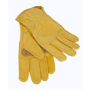 Wing Thumb Elastic Back Cow Grain Leather <b>Driver</b> Safety <b>Gloves</b> - Product Image 6