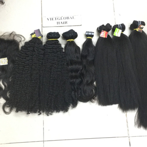 Cheveux Yaki crépus lisses coquins, cheveux naturels, cuticules alignée, Clip, vente en gros, - Product Image 4