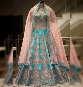Vestidos de Novia de Diseñador Estilo Anarkali Lacha Choli de la India y Trajes Salwar Pakistaníes para Comprar Online India 2022 - Product Image 6
