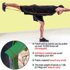 Bandes de résistance réglables, en tissu élastique, bandes pour la gymnastique, les exercices physiques - Product Image 5