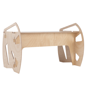 OEM ODM tavolo in legno personalizzabile ad incastro moderna scrivania in legno non convenzionale per l'home Office - Product Image 5