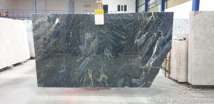 2025 Nero <strong>Portoro</strong> Polished Honed Brushed Leather <strong>Marble</strong> 2cm Slabs Made in Turkey <strong>Black</strong> <strong>Marble</strong> Slabs Stone for Wall Floor Tiles - Product Image 2