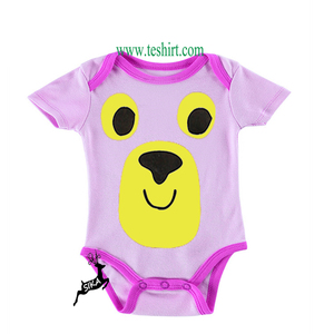 Tirupur 100% algodón orgánico Unisex Santa mameluco mono ecológico teñido transpirable verano bebé - Product Image 4