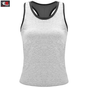 Sports populaires Yoga femmes grande taille sans manches entraînement débardeurs pour Gym course et Fitness sec rapide Gym Fitness porter - Product Image 3